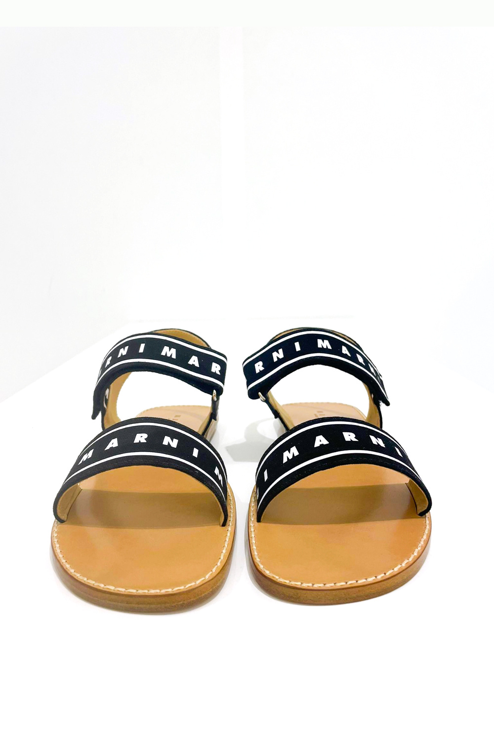MARNI Marni sandaal zwarte band en witte zool Zwart