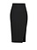 JOSEPH RIBKOFF Joseph Ribkoff strech skirt with high slit with stones BLACK 244092