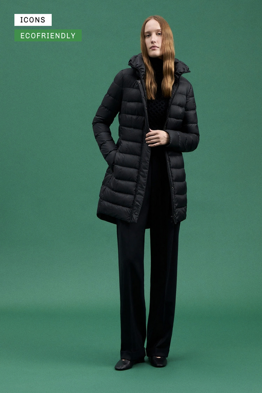 PEUTEREY Peuterey Sobchak MQS winterjas met  ZWART (valt een maat kleiner)