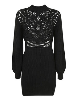 TWINSET Twinset wool dress Black