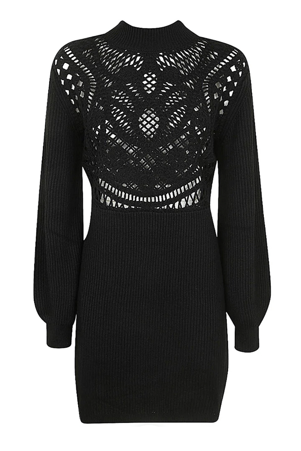 TWINSET Twinset wollen jurk Zwart