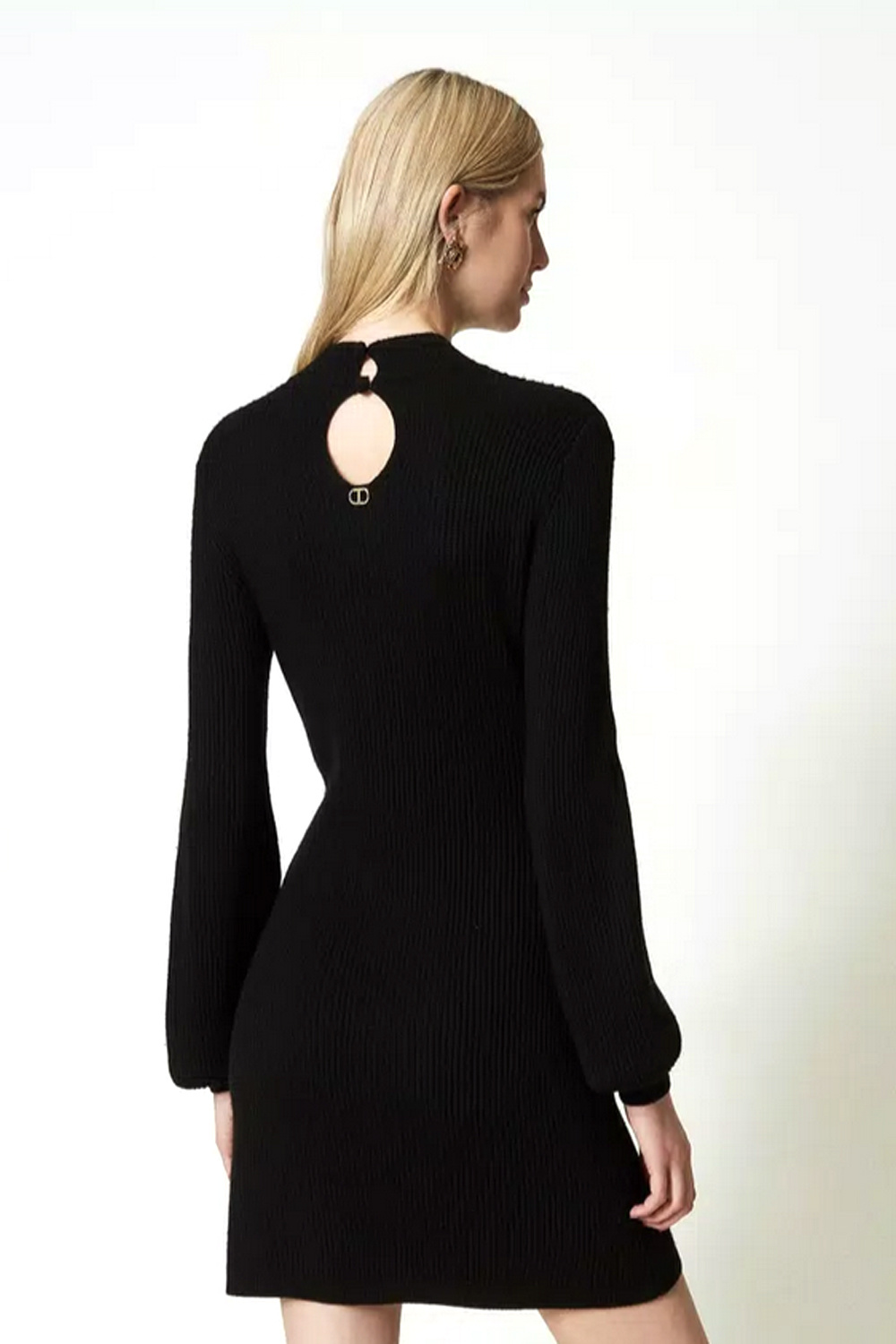 TWINSET Twinset wollen jurk Zwart