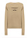TWINSET Twinset wool sweater/jumper with logo BEIGE