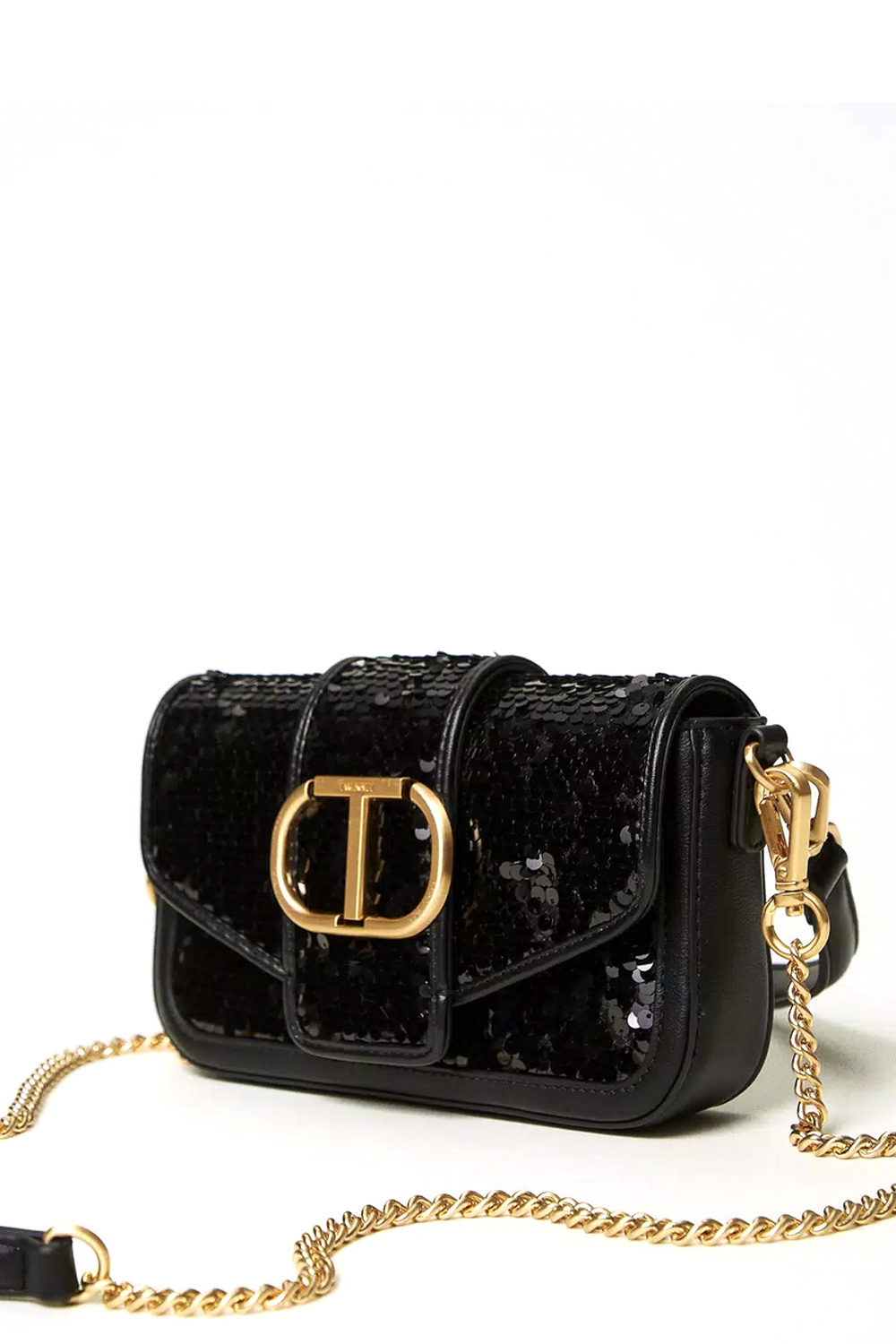 TWINSET Twinset Amie bag with pailettes BLACK