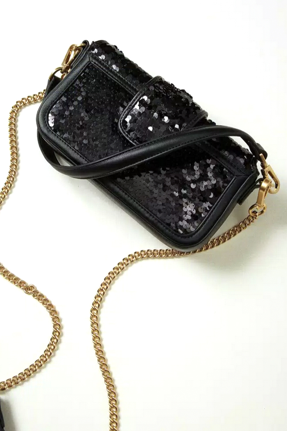 TWINSET Twinset Amie bag with pailettes BLACK