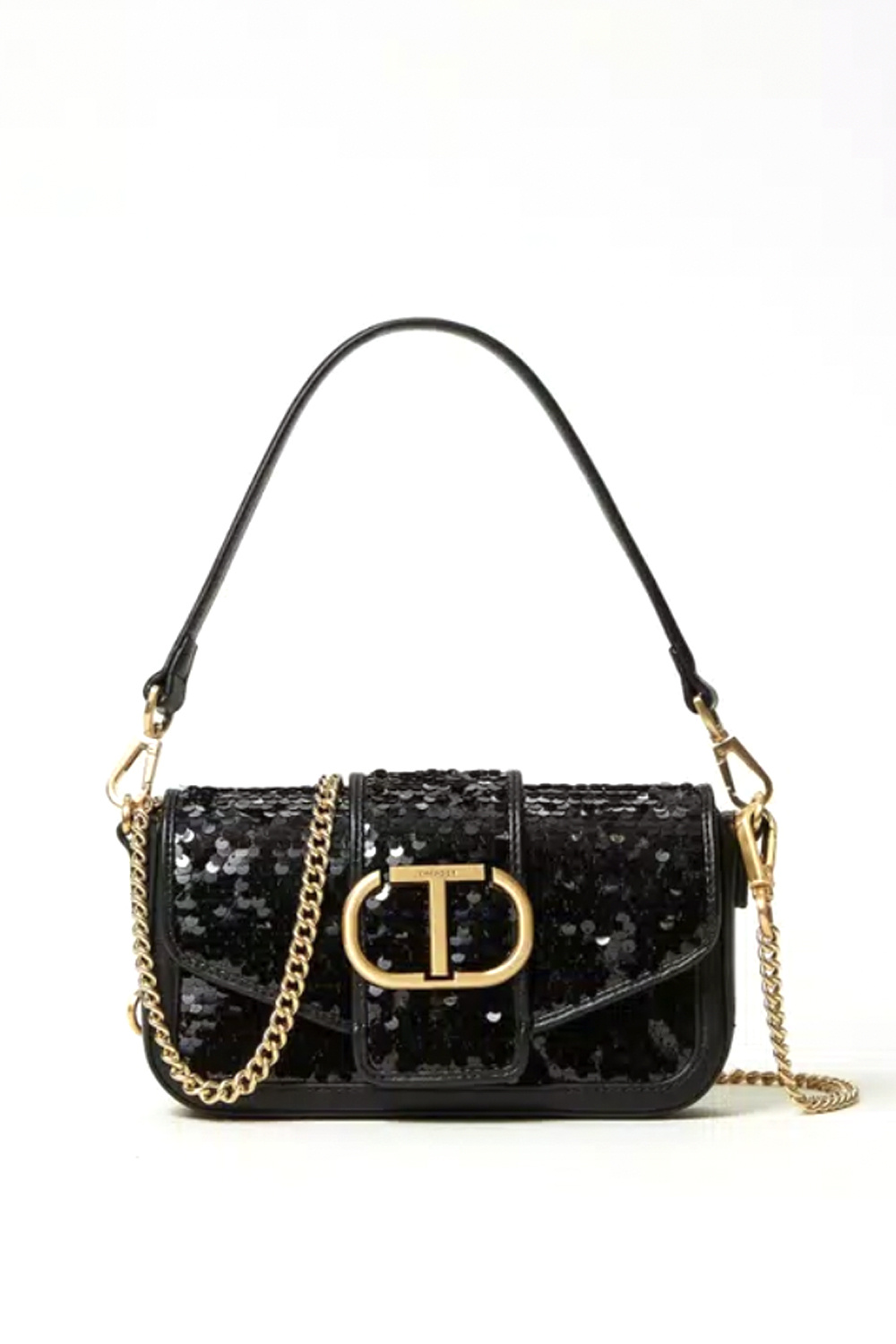 TWINSET Twinset Amie bag with pailettes BLACK