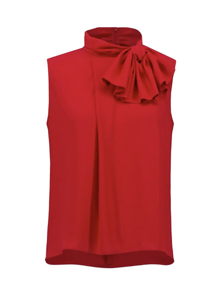 JOSEPH RIBKOFF Joseph Ribkoff blouse with bow RED