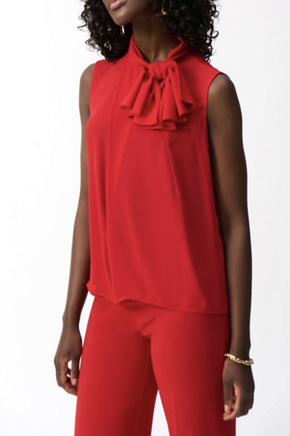 JOSEPH RIBKOFF Joseph Ribkoff blouse met strik ROOD