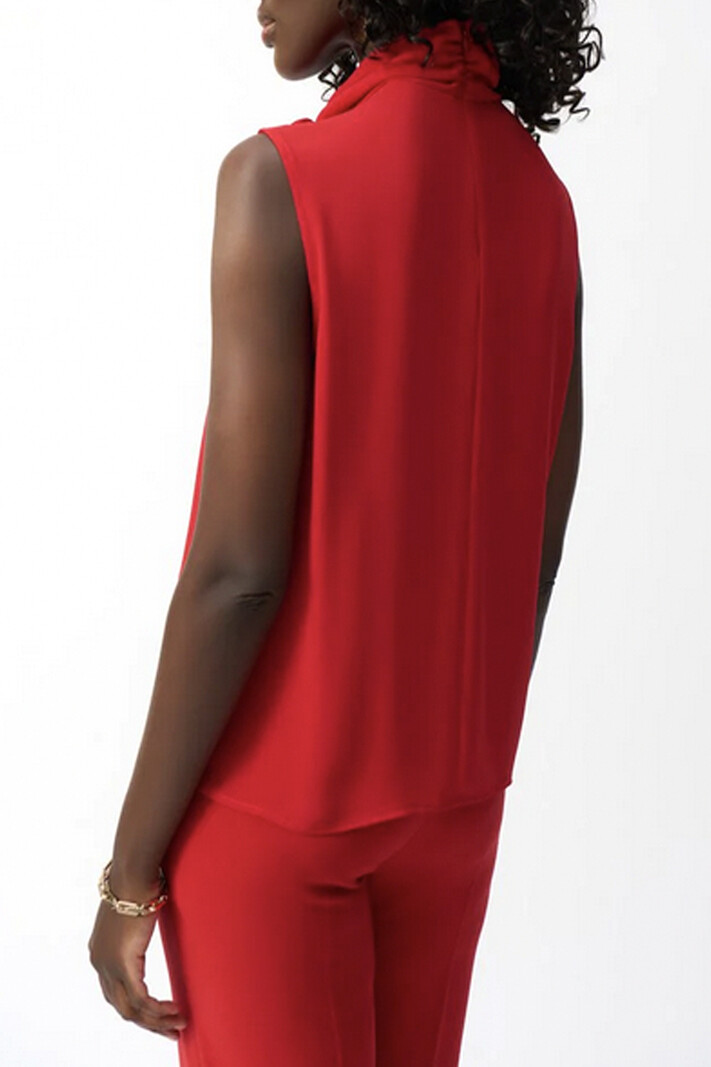 JOSEPH RIBKOFF Joseph Ribkoff blouse with bow RED