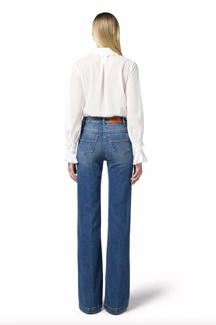 ELISABETTA FRANCHI Elisabetta Franchi jeans with button details BLUE