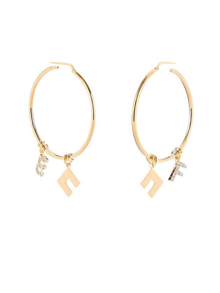 ELISABETTA FRANCHI Elisabetta Franchi ring oorbellen met bedeltjes GOUD
