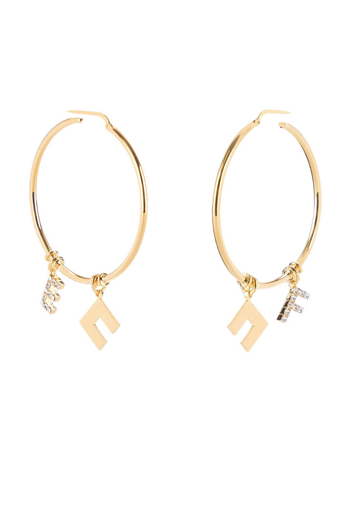 ELISABETTA FRANCHI Elisabetta Franchi ring oorbellen met bedeltjes GOUD