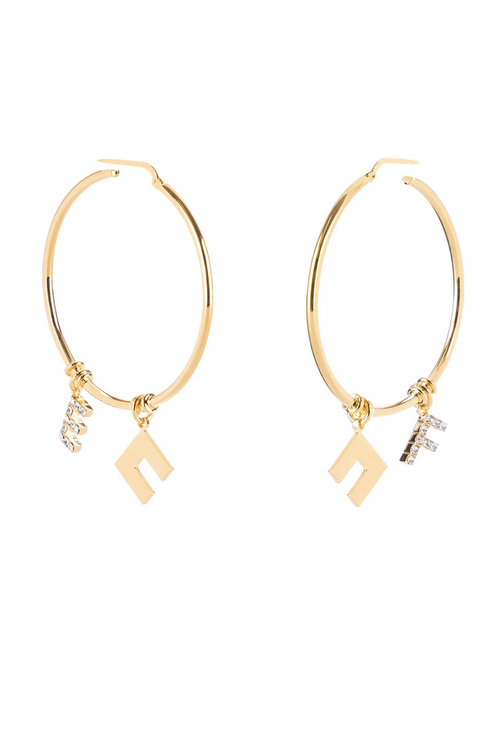 ELISABETTA FRANCHI Elisabetta Franchi ring oorbellen met bedeltjes GOUD