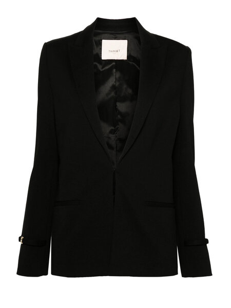 TWINSET Twinset classic jacket BLACK
