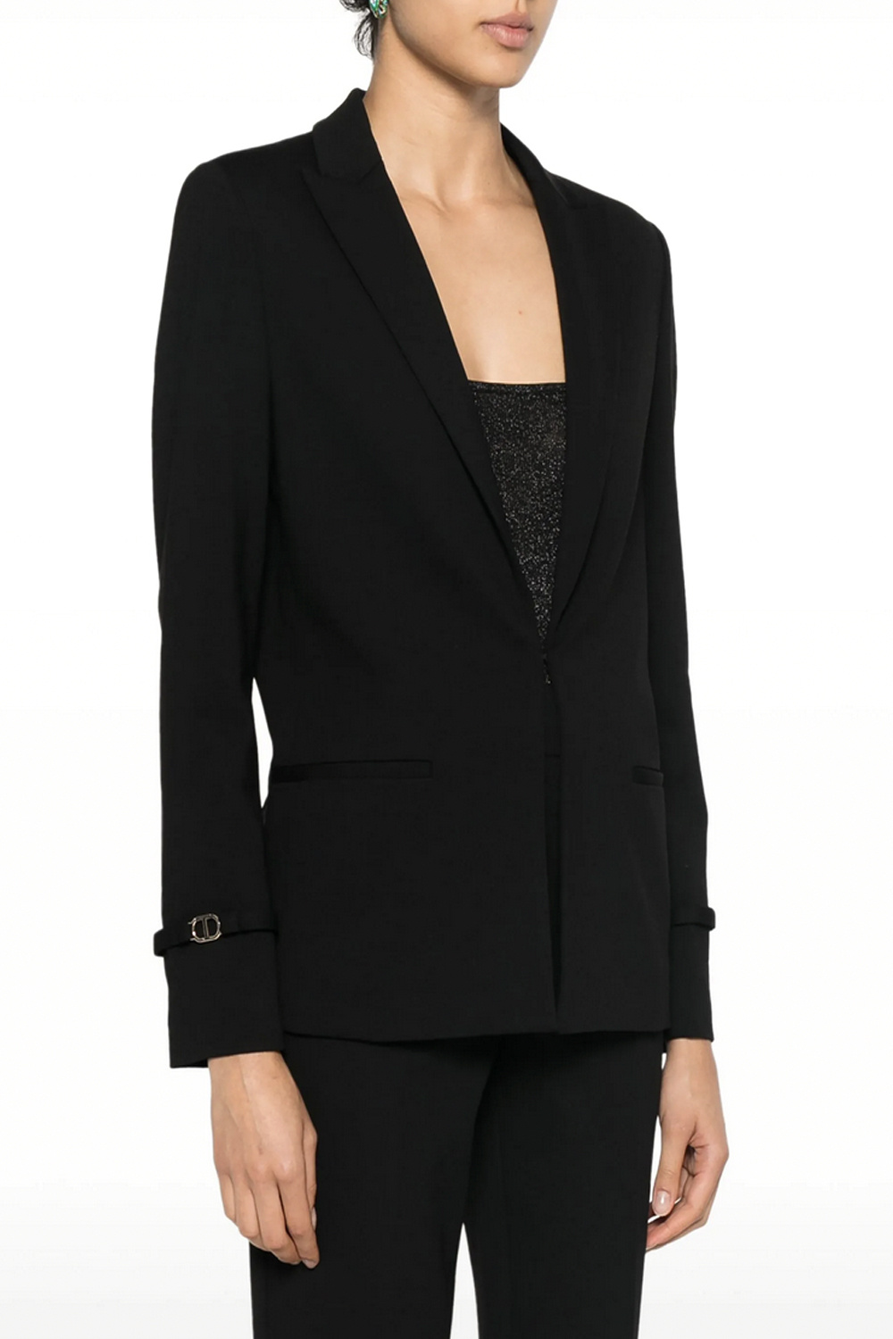 TWINSET Twinset classic colbert ZWART