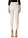 ELISABETTA FRANCHI Elisabetta Franchi trousers with black trim and gold buttons WHITE