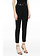 ELISABETTA FRANCHI Elisabetta Franchi trousers with white trim and gold buttons BLACK
