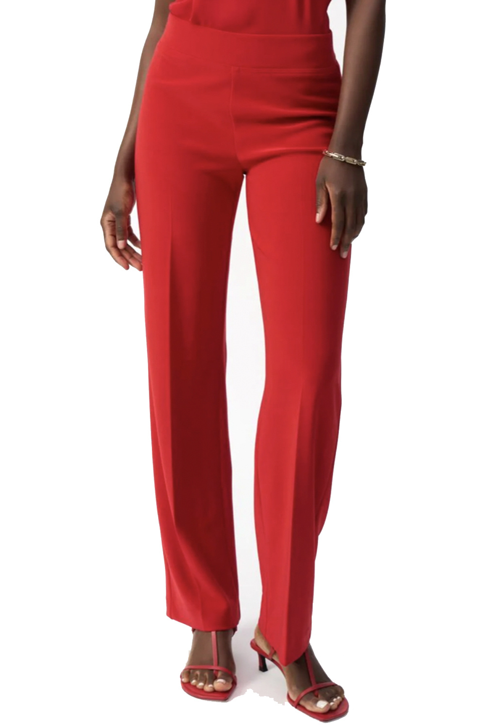 JOSEPH RIBKOFF Joseph Ribkoff pantalon rechte broekspijp ROOD