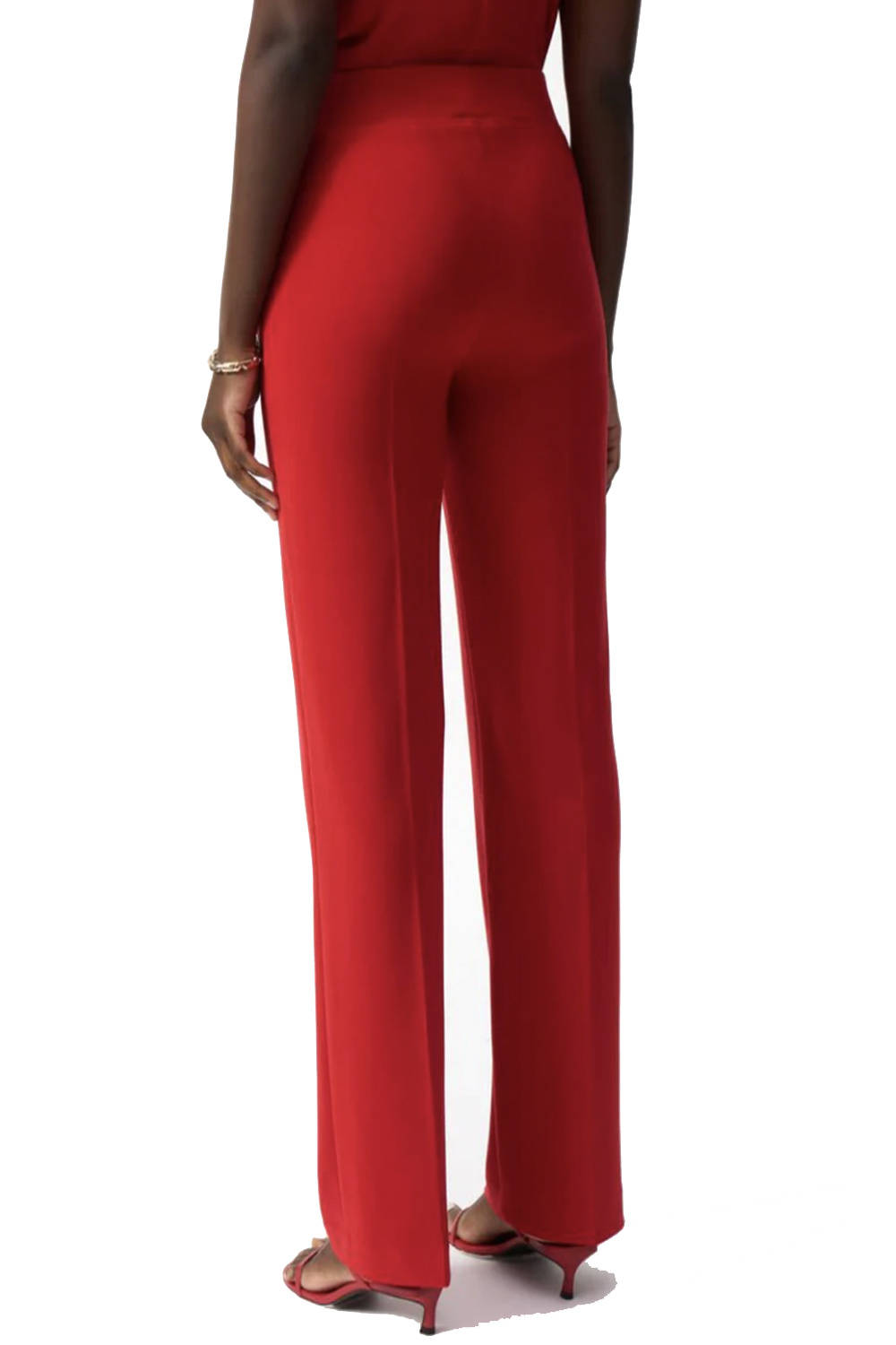 JOSEPH RIBKOFF Joseph Ribkoff pantalon rechte broekspijp ROOD