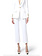 ELISABETTA FRANCHI Elisabetta Franchi pants with pockets on back WHITE