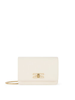 ELISABETTA FRANCHI Elisabetta Franchi tas met gouden ketting Burro / Room WIT