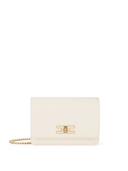 ELISABETTA FRANCHI Elisabetta Franchi tas met gouden ketting Burro / Room WIT