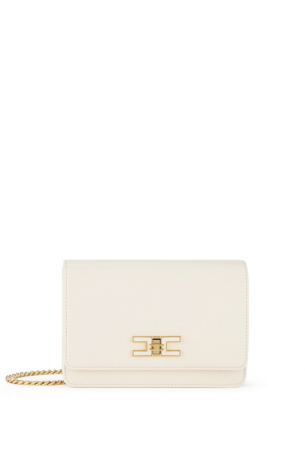 ELISABETTA FRANCHI Elisabetta Franchi tas met gouden ketting Burro / Room WIT