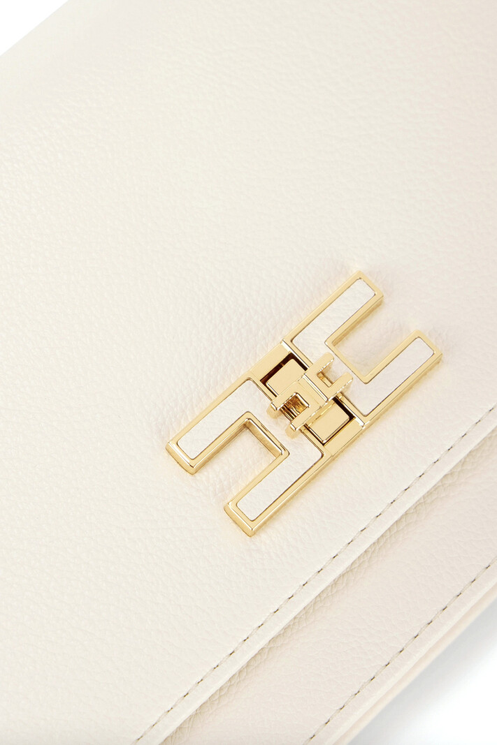 ELISABETTA FRANCHI Elisabetta Franchi tas met gouden ketting Burro / Room WIT
