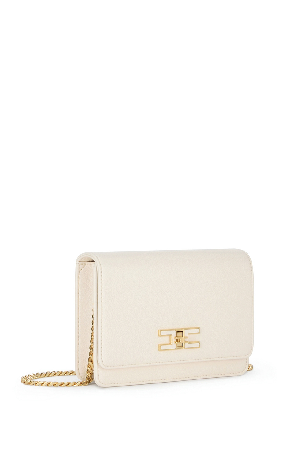 ELISABETTA FRANCHI Elisabetta Franchi tas met gouden ketting Burro / Room WIT