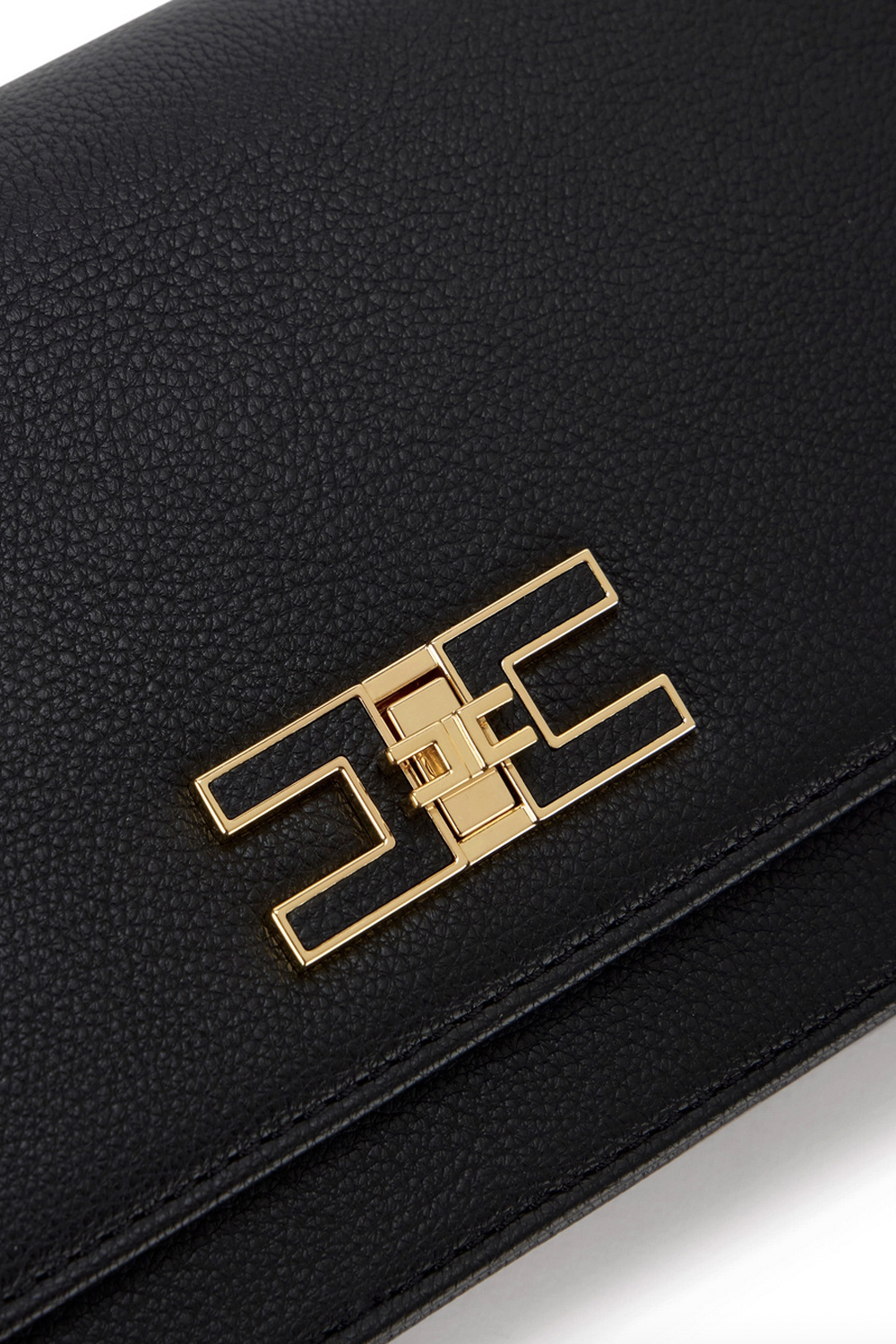 ELISABETTA FRANCHI Elisabetta Franchi tas met gouden ketting ZWART