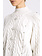 TWINSET Twinset top with cut outs and white diamonds cream WHITE