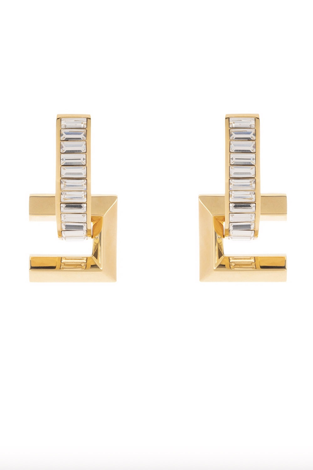 ELISABETTA FRANCHI Elisabetta Franchi earrings with stones GOLD