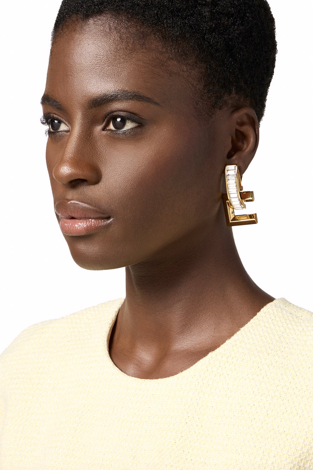 ELISABETTA FRANCHI Elisabetta Franchi earrings with stones GOLD