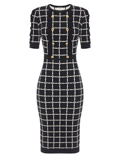 ELISABETTA FRANCHI Elisabetta Franchi jurk met logo en ruches wit met ZWART