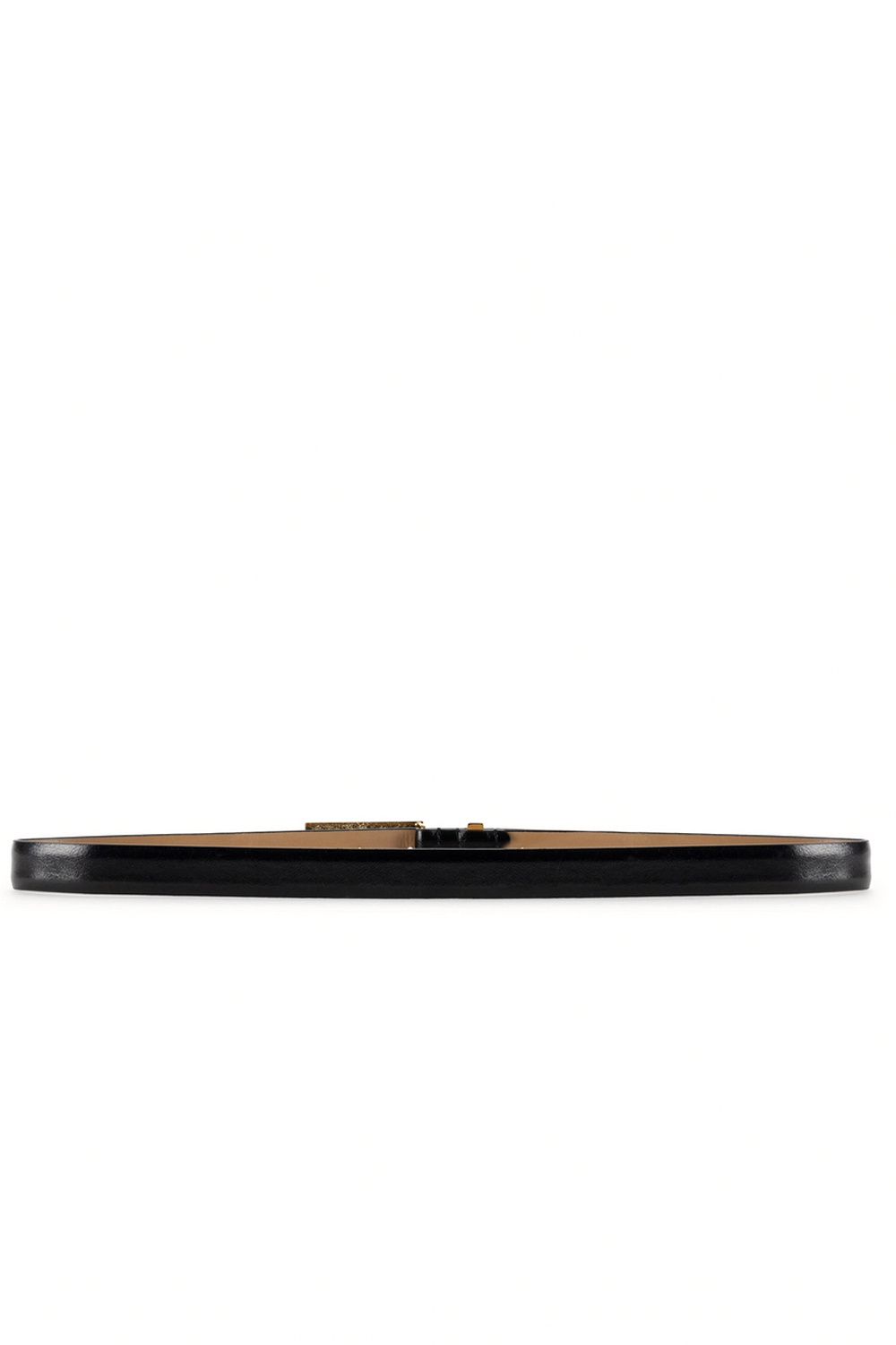 ELISABETTA FRANCHI Elisabetta Franchi riem met gouden logo room WIT