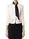 ELISABETTA FRANCHI Elisabetta Franchi kort colbert inclusief sjaal room WIT
