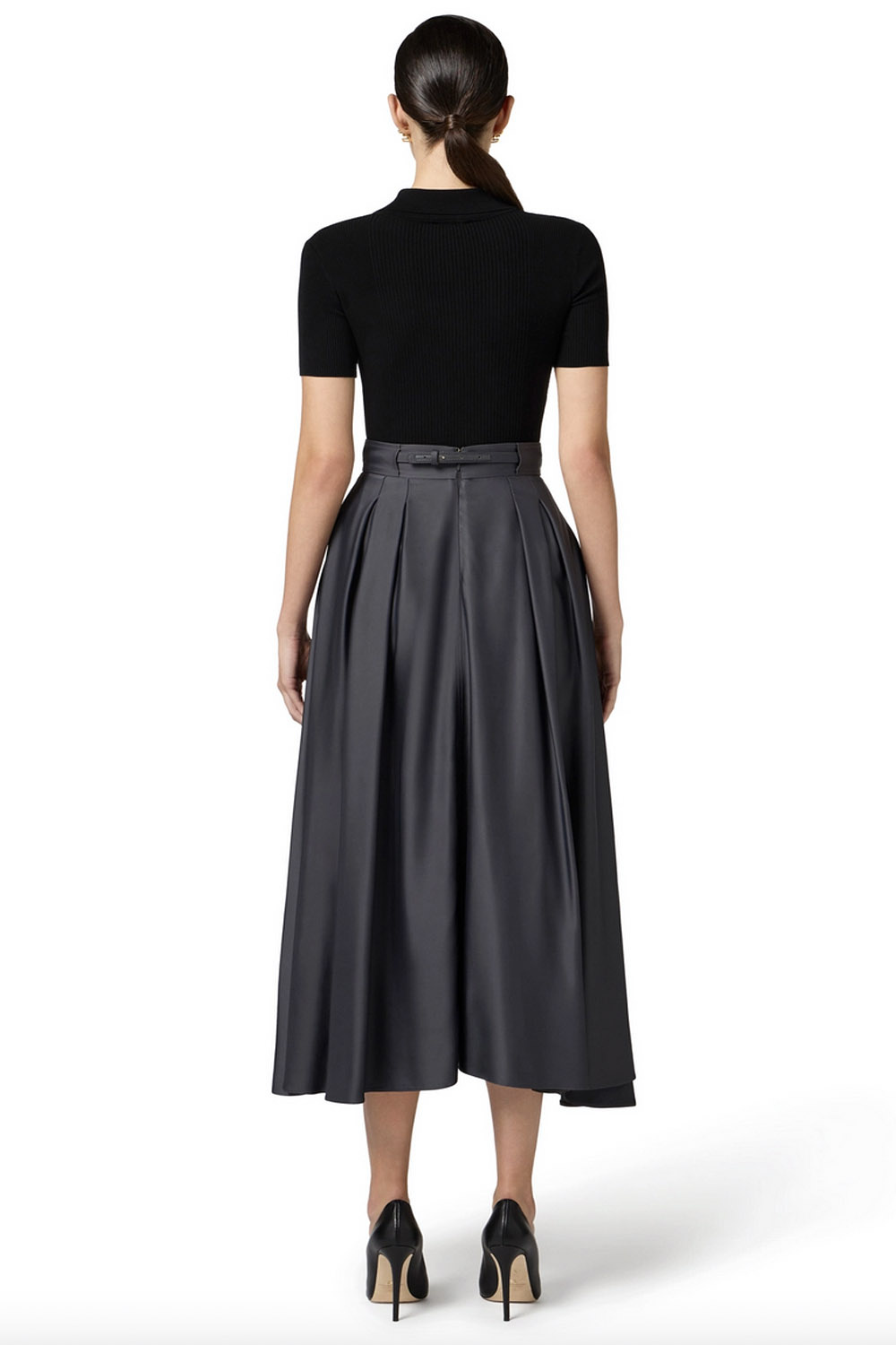 ELISABETTA FRANCHI Elisabetta Franchi polo with pocket BLACK