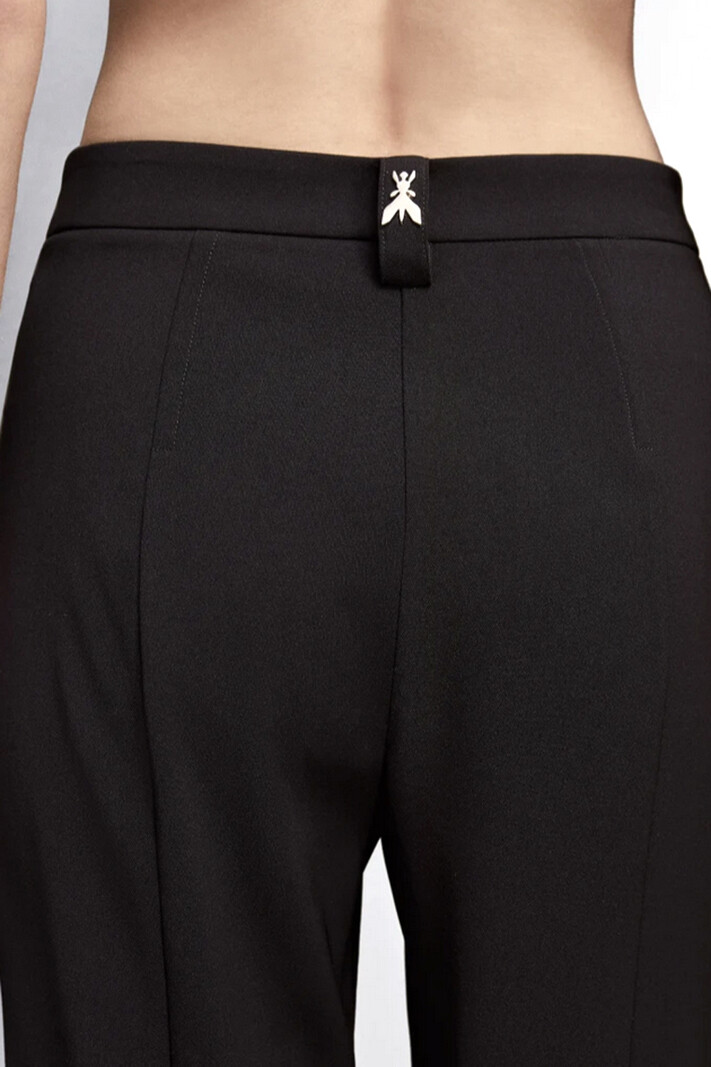 PATRIZIA PEPE Patrizia Pepe pantalon rechte broekpijp ZWART