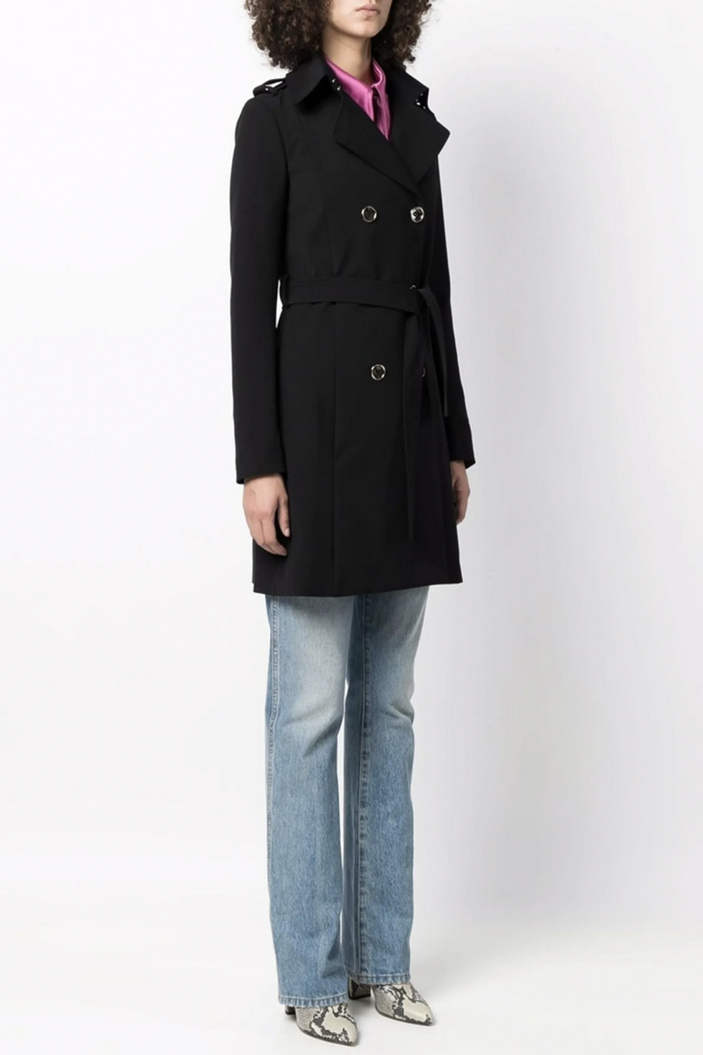 PATRIZIA PEPE Patrizia Pepe trenchcoat / zomerjas ZWART