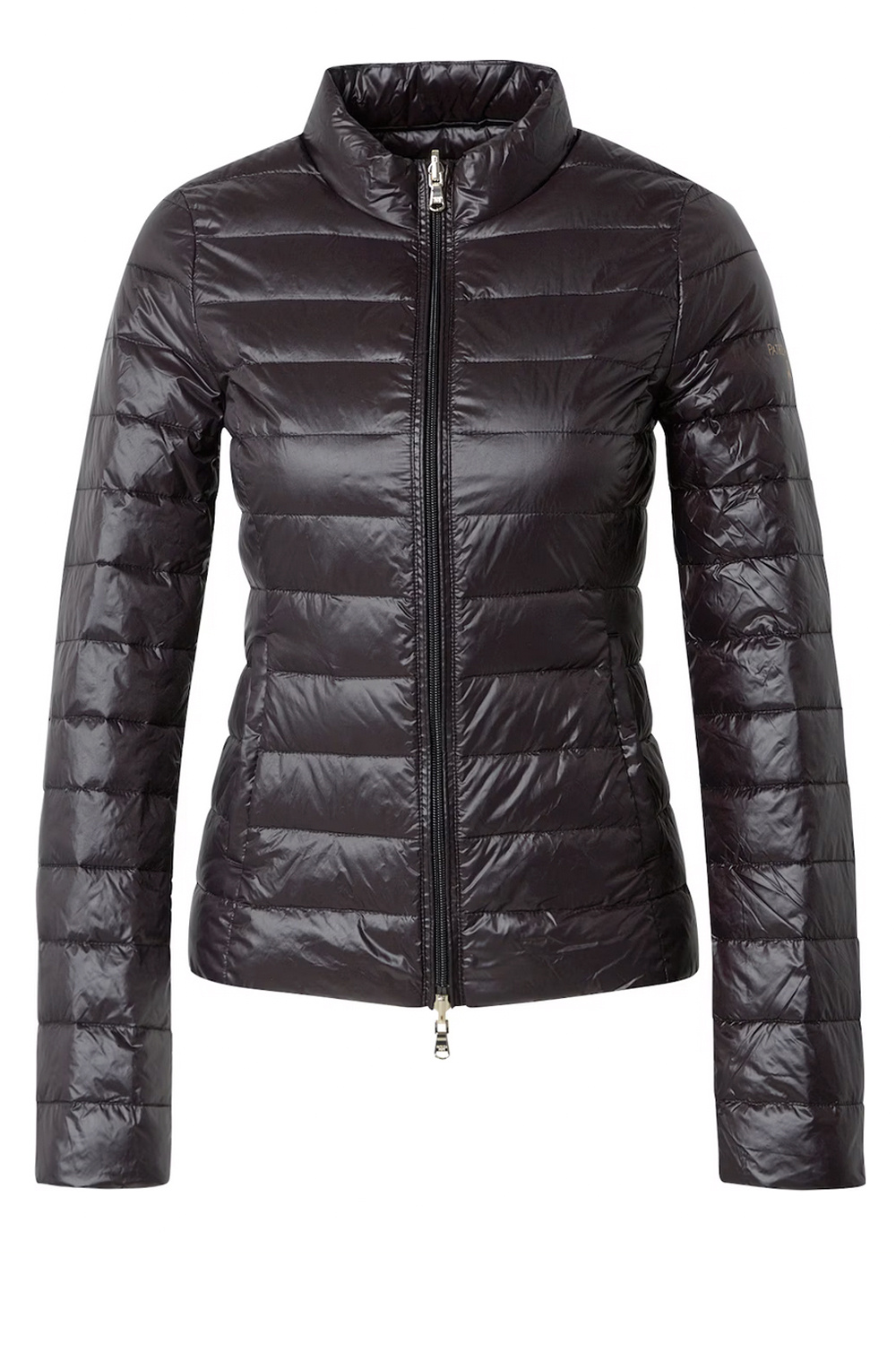 PATRIZIA PEPE Patrizia Pepe zomerjas met logo-tje op bovenarm ZWART