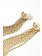 TWINSET Twinset oorbellen met franjes en ovale T GOUD