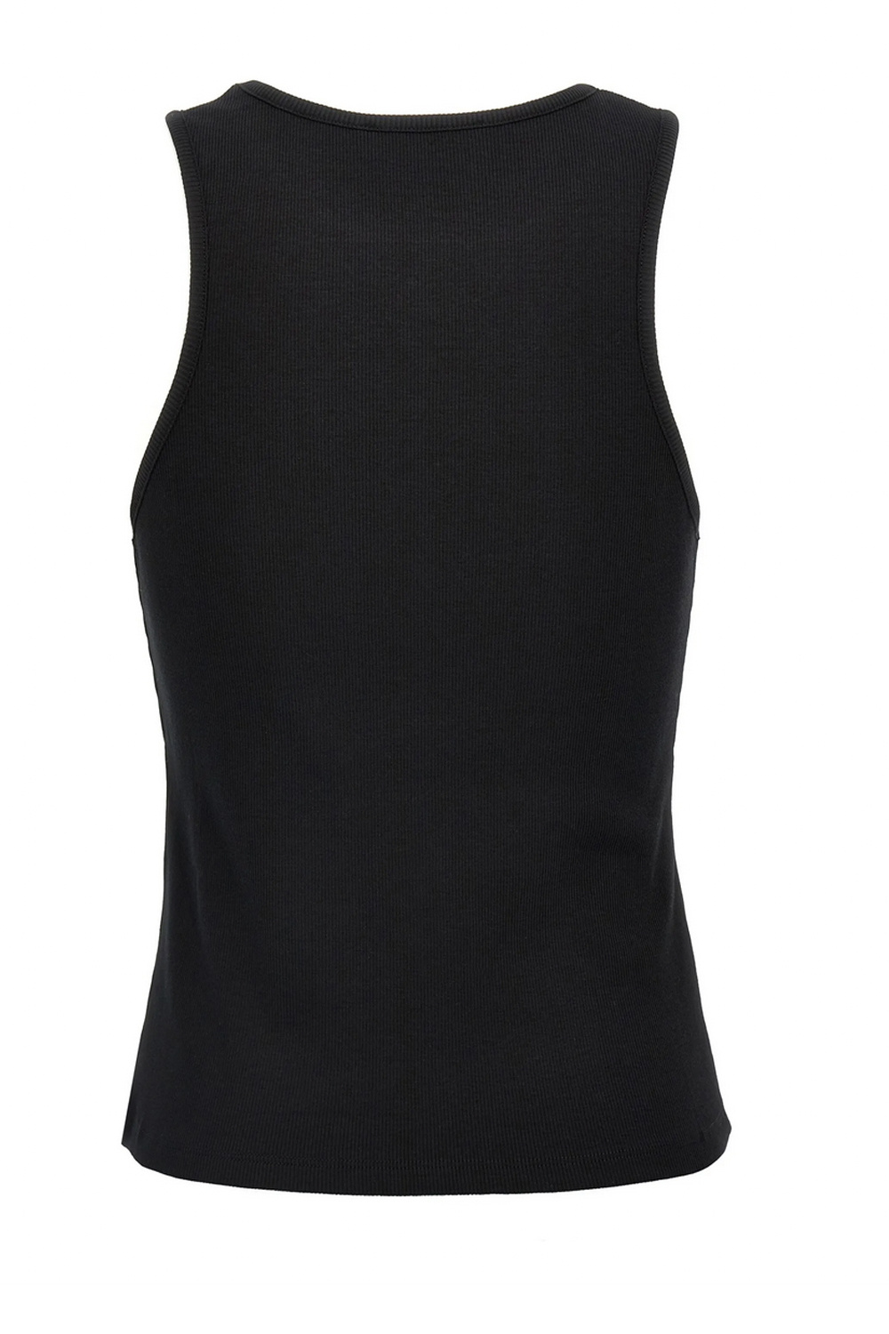 TWINSET Twinset tank top met gouden logo ZWART