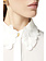ELISABETTA FRANCHI Elisabetta Franchi blouse met bloemen in kraag en pols room WIT