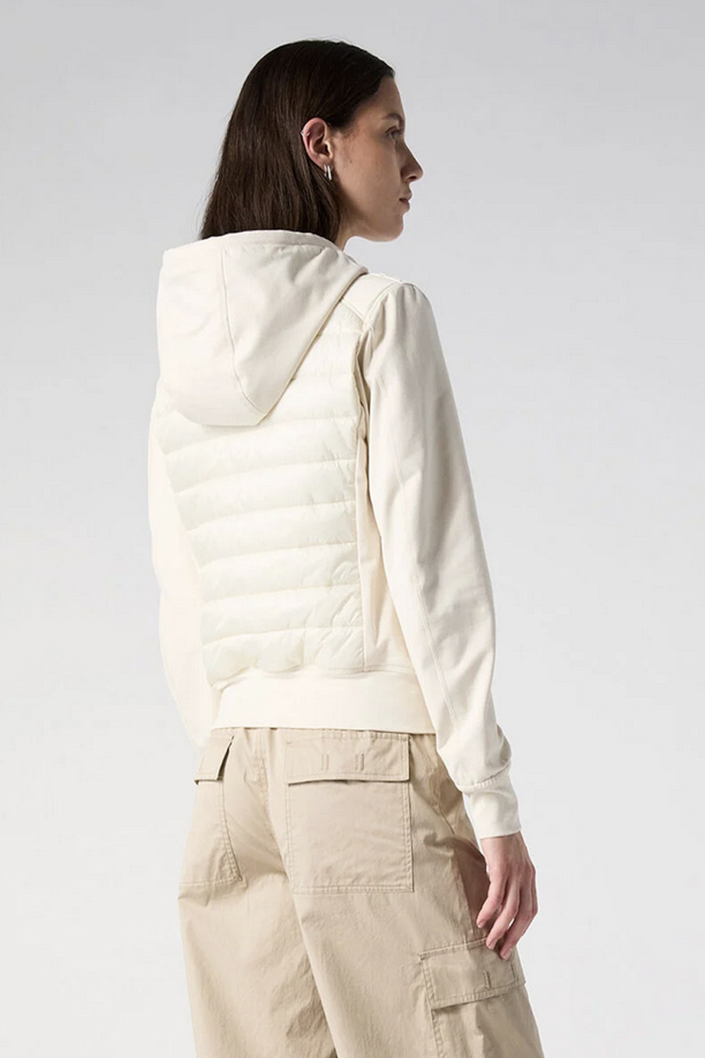 PARAJUMPERS Parajumpers  Caelie Hybride sweater jacket ZWART