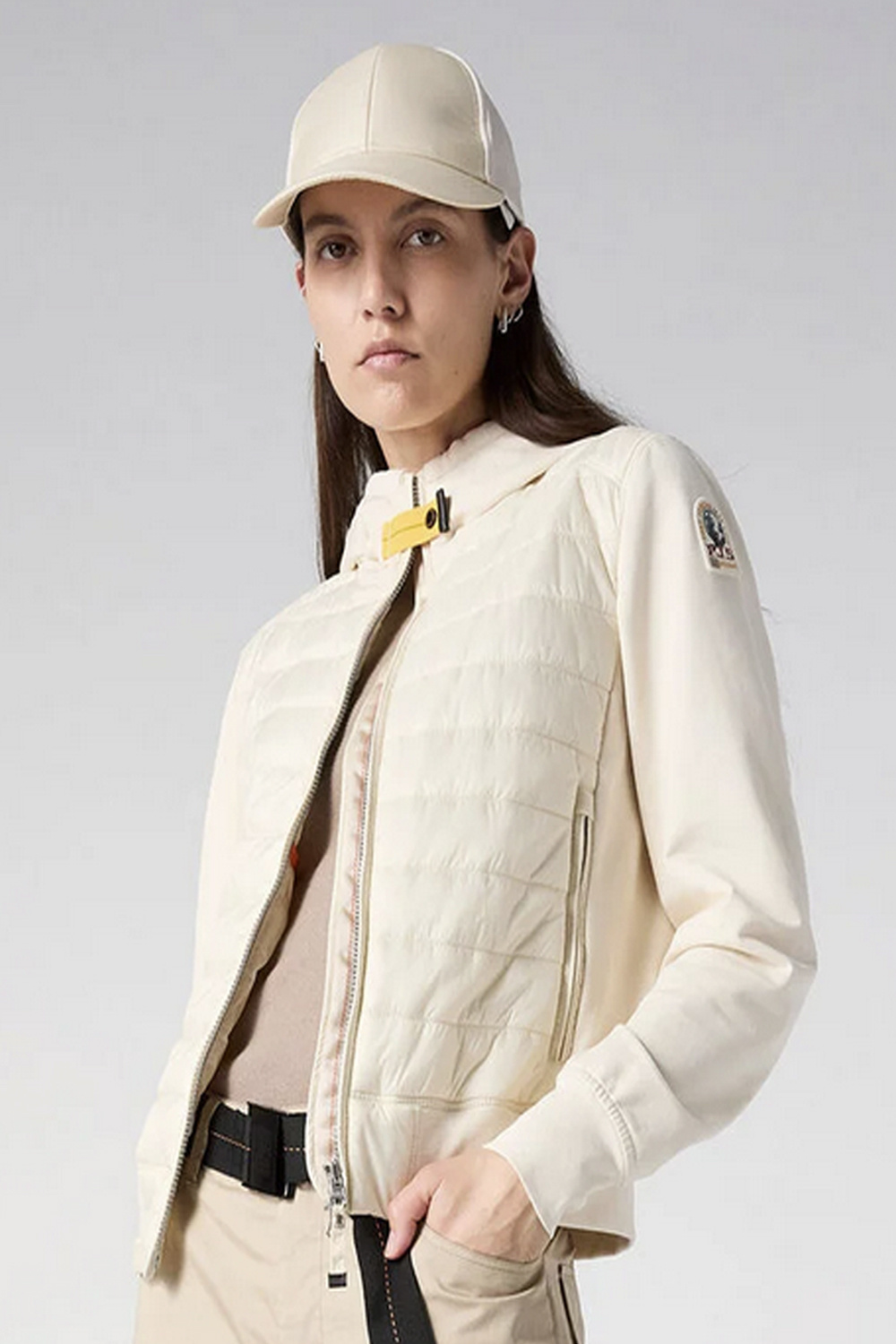 PARAJUMPERS Parajumpers  Caelie Hybride sweater jacket ZWART