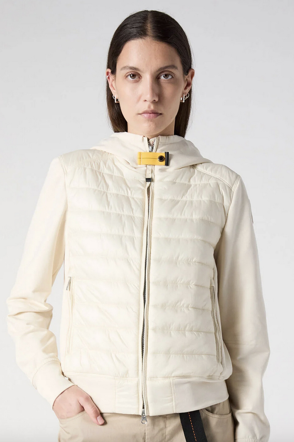 PARAJUMPERS Parajumpers  Caelie Hybride sweater jacket ZWART