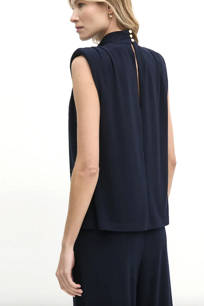 JOSEPH RIBKOFF Joseph Ribkoff top gold buttons dark BLUE