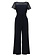 JOSEPH RIBKOFF Joseph Ribkoff jumpsuit with work in top dark BLUE