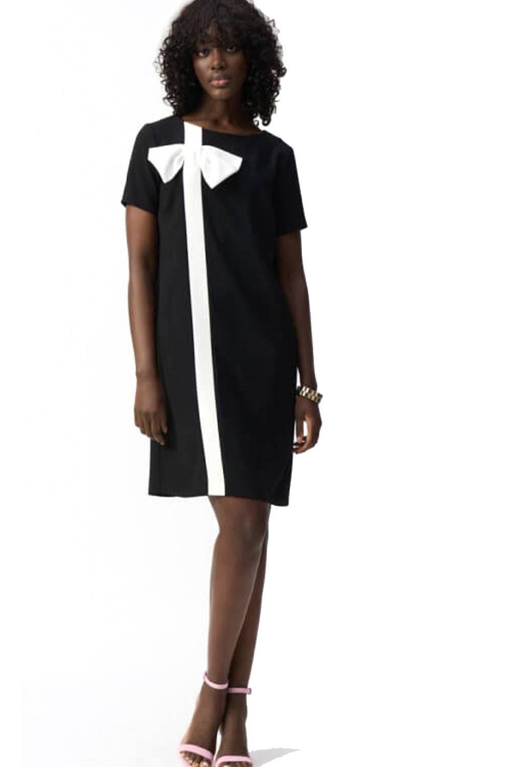 JOSEPH RIBKOFF Joseph Ribkoff jurk met strik ZWART