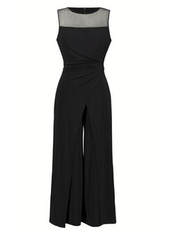 JOSEPH RIBKOFF Joseph Ribkoff jumpsuit with glitter top BLACK